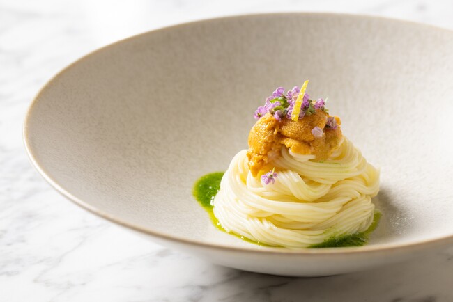 北海道産生ウニの冷製カッペリーニ 北海道産生ウニの冷製カッペリーニ