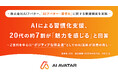 株式会社AIアバター、「AIアバター×習慣化」に関する意識調査を実施AIによる習慣化支援、20代の約7割が「魅力を感じる」と回答