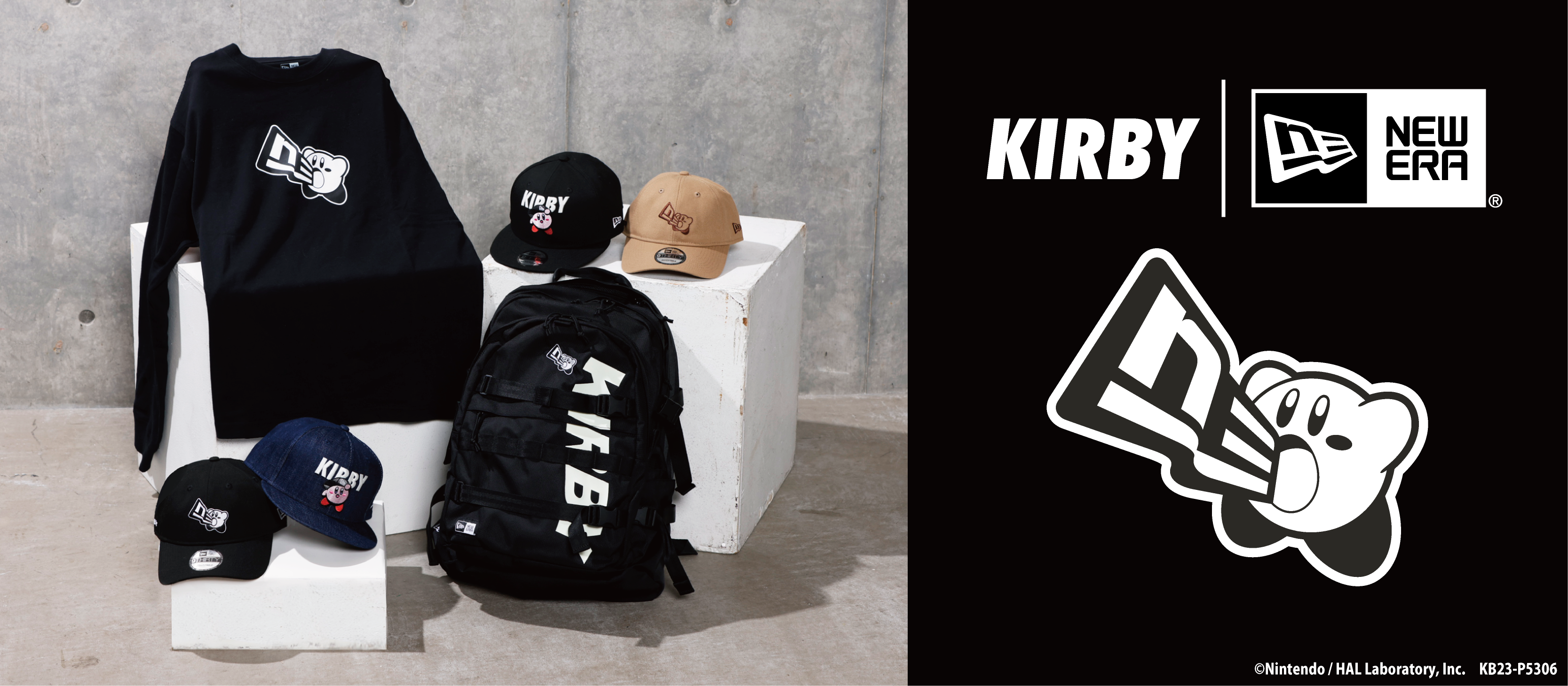 星のカービィ』と、キャップブランド「NEW ERA®」が初コラボ☆ コーデ