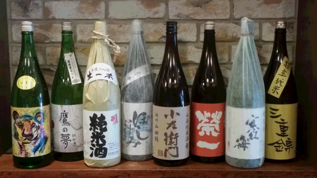 参加予定の日本酒の一部