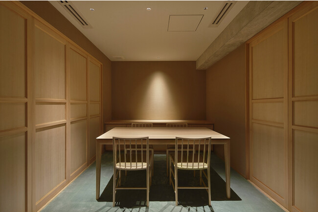 最大４名様までご利用いただける個室。