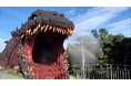 スリル×かわいい！「ゴジラ迎撃作戦」でドキドキが止まらない夏休みびしょ濡れ爽快ジップライン『スプラッシュゴジラ』フォトプロップス新作が登場！