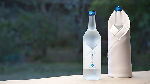 雪どけ酒「冬単衣(ふゆひとえ)」と当社製専用保冷バッグ