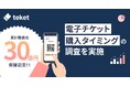 電子チケットのteket、流通総額30億円・累計220万人突破。ユーザーの行動を分析した結果、約50%がイベント直前に購入