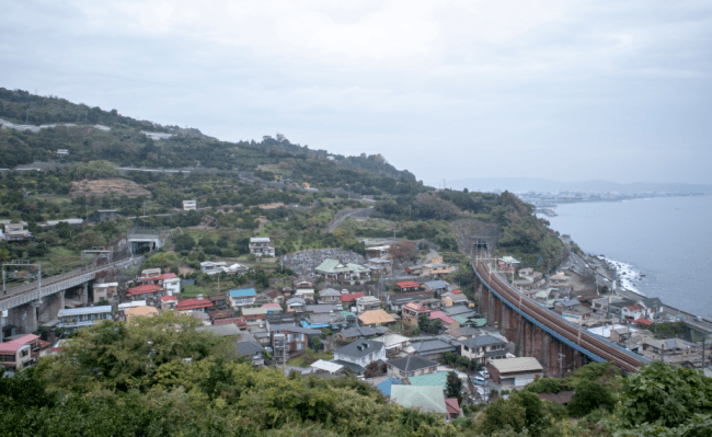 石橋山古戦場付近からの眺め（５月７日～５月１２日実施コース）※イメージ