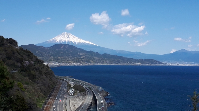 （コースの一例）「東海道の名所・薩埵峠、興津宿から由比宿へ」※イメージ