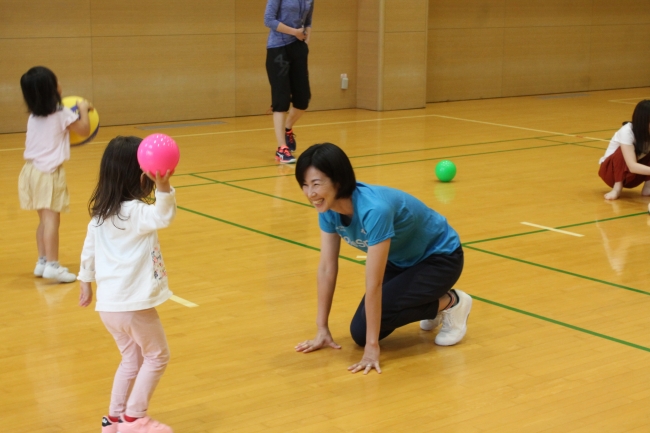 ボールでチャレンジ親子教室（イメージ）