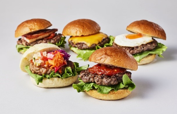 沿線食材にこだわったハンバーガー 沿線食材にこだわったハンバーガー