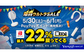 初夏を盛り上げるYahoo!ショッピングの「爆買ウルトラSALE」を本日から開催