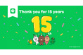 【LINE】コミュニケーションアプリ「LINE」、本日、誕生から15周年 すべてのユーザーとのつながりに感謝を込め、記念コンテンツを公開