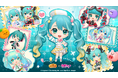 「LINE バブル2」、『初音ミク』とのコラボレーションを開始