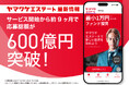 サービス開始から約9ヶ月で応募金額の総額が600億円を突破