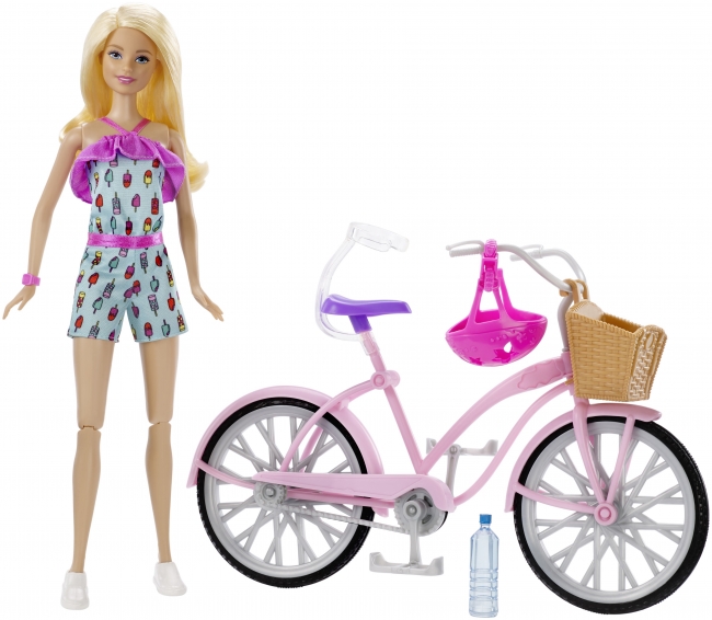ドール付きの2 商品が登場！バービーを乗せて走る自転車とプールがついたゴージャスなおうち「バービーとおでかけ！ピンクのじてんしゃ」「バービー  かわいいピンクのプールハウス」2 月下旬より発売 | マテル・インターナショナル株式会社のプレスリリース