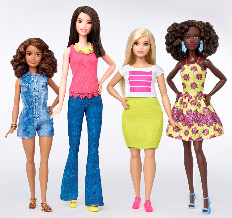 バービー（Barbie™）デビュー以来初となるドールライン3体型が追加2016年「バービー  ファッショニスタ」5月中旬発売｜マテル・インターナショナル株式会社のプレスリリース