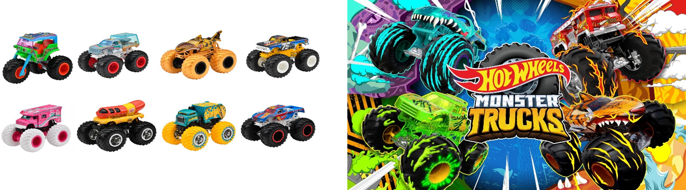 世界No.1のミニカーブランドHot Wheelsの人気シリーズモンスター