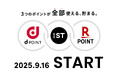 and STで3社のポイントが使える・貯まる!楽天ポイントカードと連携し「and STポイント」「dポイント」「楽天ポイント」の同時付与・使用を全国約1300店舗とWEBストアで開始