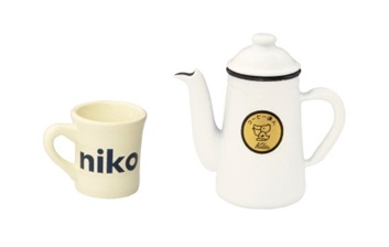 コーヒー達人・ペリカン1Lとniko and ... オリジナルマグ