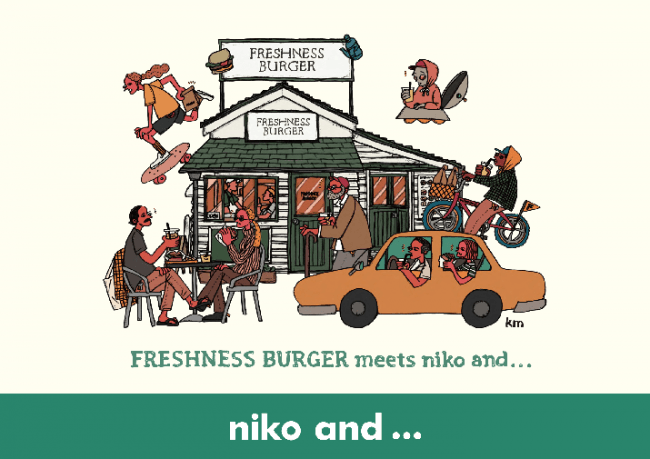 Niko And Freshness Burger 大好評 コラボアイテム第二弾3月8日 金 より販売開始 アダストリア 外食業界の新店舗 新業態など 最新情報 ニュース フーズチャネル