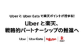 Uberと楽天、戦略的パートナーシップを推進し新たな価値を共創