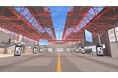 金山総合駅の大規模デジタルサイネージ向け「広告空間シミュレーションツール」を開発