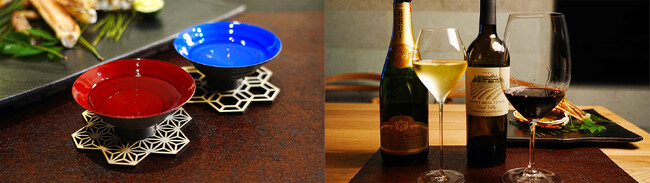 食前酒・ワイン・シャンパンのご注文も可能 食前酒・ワイン・シャンパンのご注文も可能