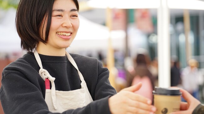 共同代表 村上　マルシェにて