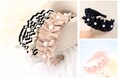 新シリーズ登場! ヘアアクセサリーブランド KARAKU by me フリルとパールの「Frills Ribbon×Perl Headband」