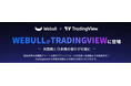 ウィブル証券、TradingViewとの連携を発表