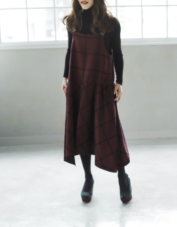 【Checked Dress 】 40,000yen(+tax)