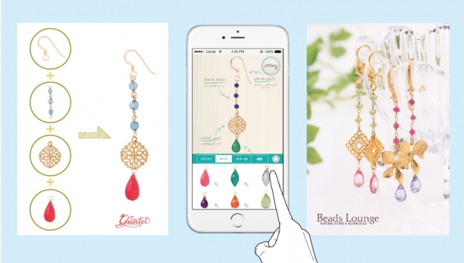 業界初 アクセサリーパーツショップ Beadslounge がiphoneアプリを使ったアクセサリー のオーダーメイドサービスを開始 2015日本ホビーショーで Quintet とコラボレーション 北欧産業株式会社のプレスリリース