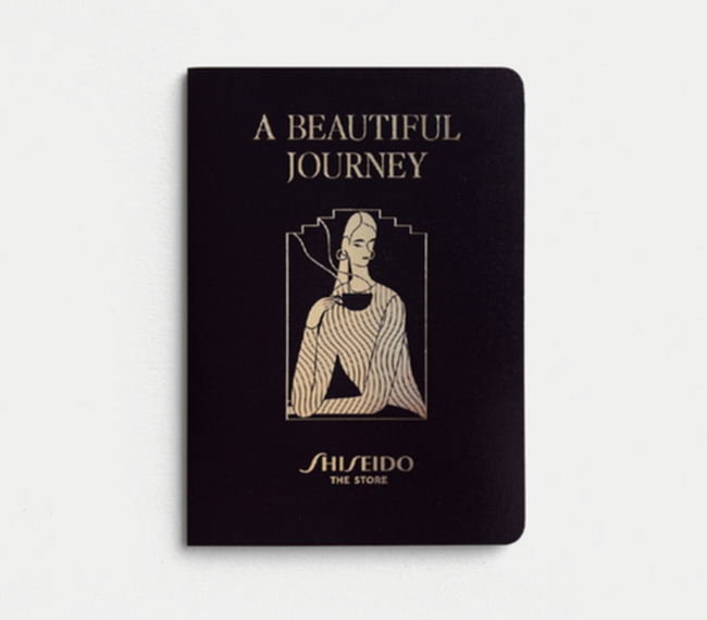 SHISEIDO THE STORE”A BEAUTIFUL JOURNEY”／2022／CL：株式会社資生堂／店舗案内リーフレット