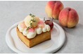 【Buttery Cafe】白桃バタートースト＆桃ミルクレープ新発売！7月より期間限定で『ももフェア』を開催中