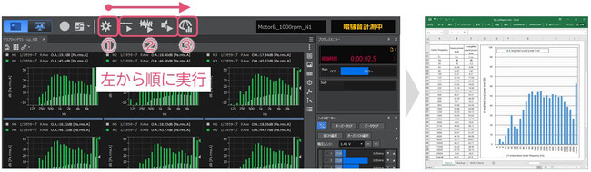 ソフトウェアの画面イメージ（専用のGUIで操作し、業務を効率化）