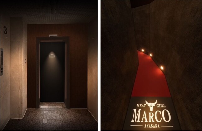 入り口と店内までの通路イメージ