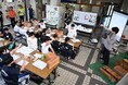 【千葉県袖ケ浦市×千葉大学（ 中高生のための居場所づくり事業）】第２回ワークショップ「ブロックで居場所をデザインしよう！」居場所でやりたいことを机の天板デザインに反映。素敵なデザイン案ができました。