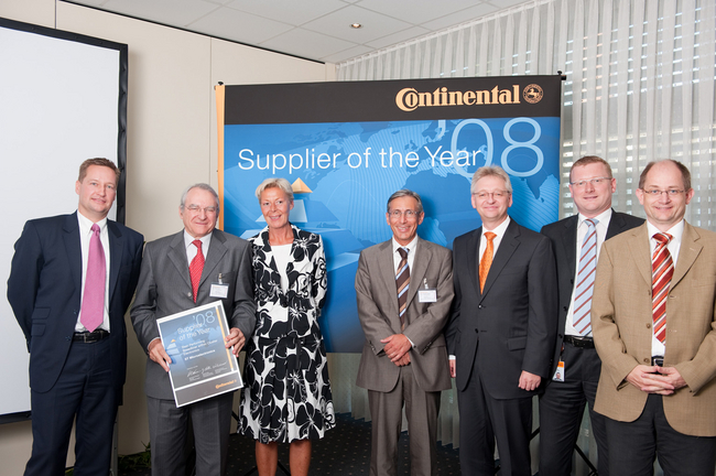 Continental社オートモーティブ・グループより「Supplier of the Year」賞を受賞