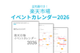 楽天市場の販売戦略を強化！今年も登場！「楽天市場イベントカレンダー2026」を株式会社GOATが無料公開