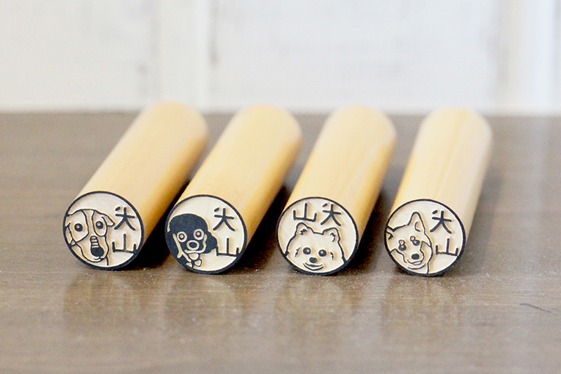 すべての犬種でつくれるワン かわいい愛犬の写真からつくるワンコのはんこ うちのこ いぬずかん 株式会社岡田商会のプレスリリース