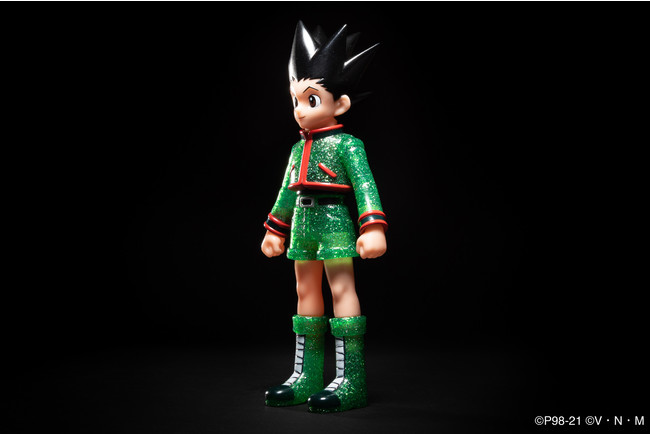 ヒキダシトイ「HUNTER×HUNTER」ソフビシリーズ新作 ゴン [グリーンラメ 