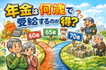 【全国の55～79歳を対象に調査】年金は何歳から？その決断の理由　年金、65歳が最多も「早くもらう人」が約3割　判断理由のトップは「健康・寿命」