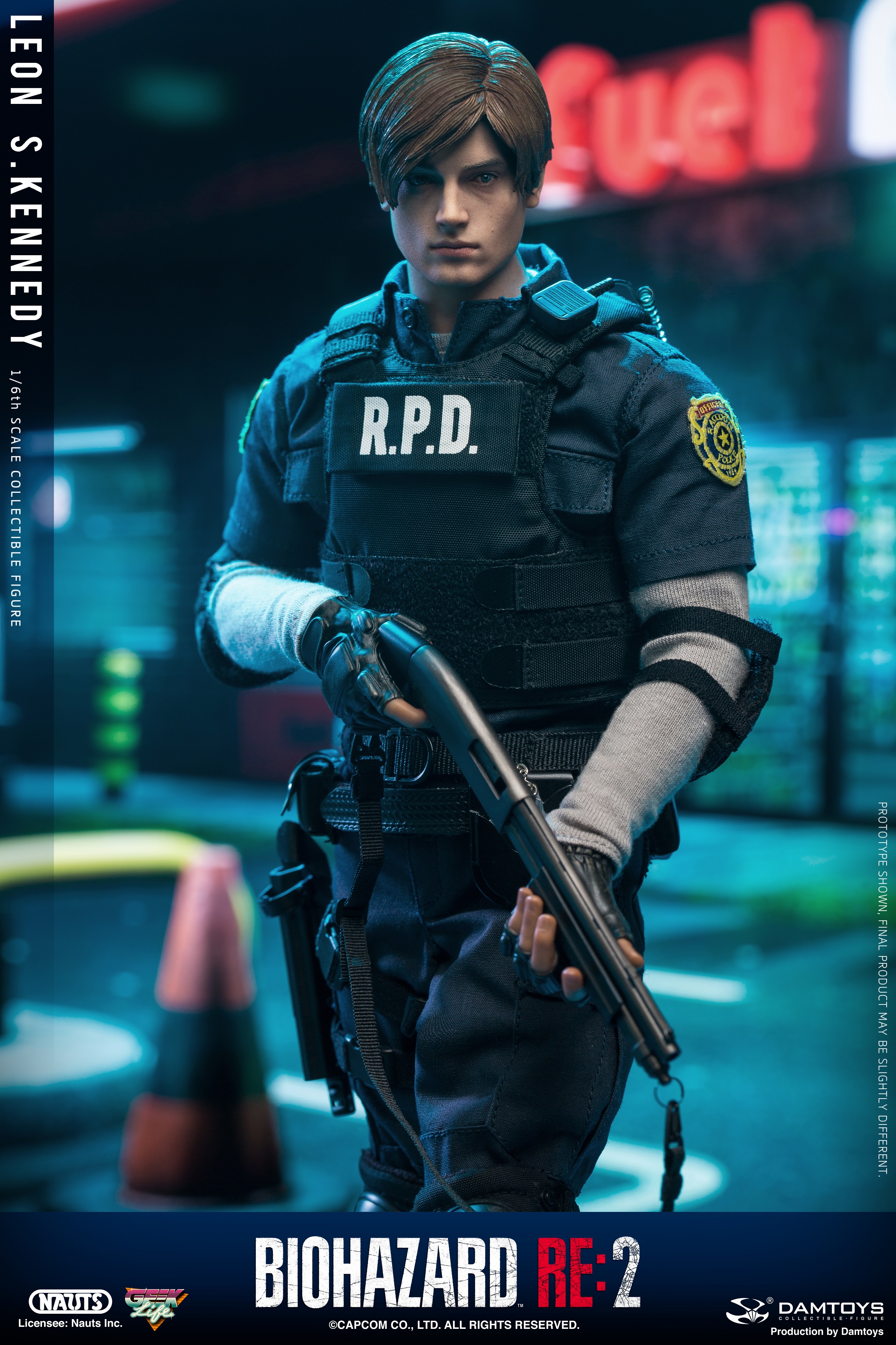 DAMTOYS バイオハザード RE2 レオン 1/6フィギュア-