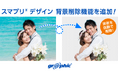 写真の背景を簡単に削除可能。ネット印刷のグラフィックが「スマプリ®デザイン」に背景削除機能を追加。