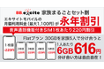 【光回線と格安SIMがセットでお得】エキサイトモバイルを最大1,100円引きで使えるBB.exciteのセット割が大幅拡充