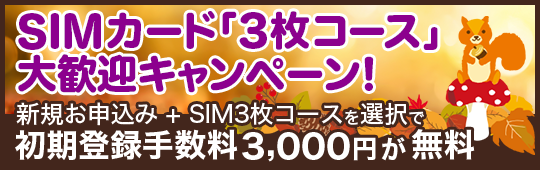 格安スマホのエキサイトモバイル初期登録手数料が無料になるsimカード 3枚コース 大歓迎キャンペーンを開始 エキサイト株式会社のプレスリリース