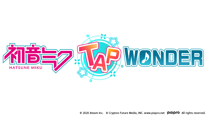 みんなで作る初音ミクの新作スマートフォンゲーム 初音ミク Tap Wonder アプリロゴを初公開 ミク の日を記念して限定オリジナル壁紙プレゼント エイチームのプレスリリース