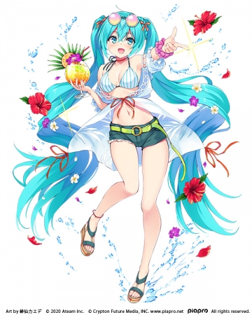 みんなで作る初音ミクのスマートフォンゲーム 初音ミク Tap Wonder 夏の3大アップデート予定を発表 さらに期間限定で水着カットインイラスト 新コスチュームセットが登場 エイチームのプレスリリース