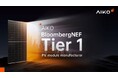 AIKOがBloombergNEF(BNEF)のTier 1太陽電池モジュールメーカーリストにランクイン