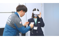 VRを使った職場体験/名古屋市内中学生に水処理施設の仕事を紹介