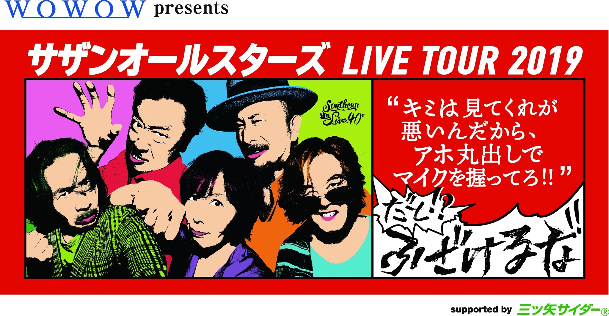 6／8 サザンオールスターズ ライブチケット