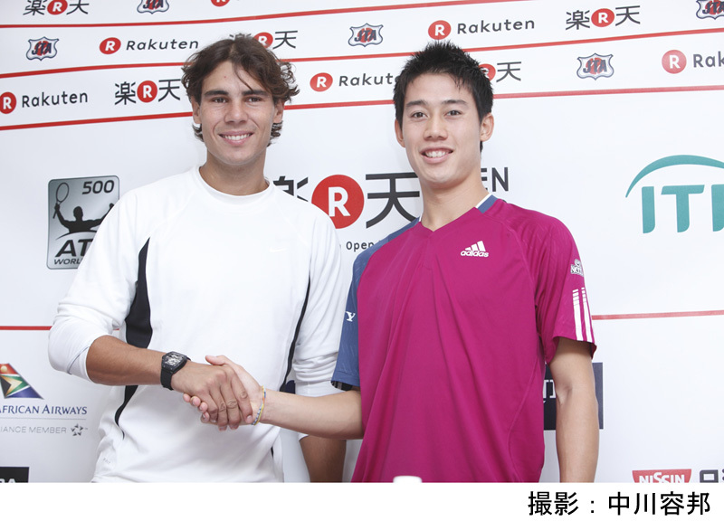 初来日ナダルの記者会見に 錦織もサプライズ登場 株式会社wowowのプレスリリース 初来日ナダルの記者会見に 錦織もサプライズ登場 株式会社wowowのプレスリリース